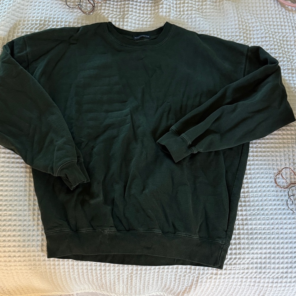 Brandy Melville Large dark green oversized sweatshirt